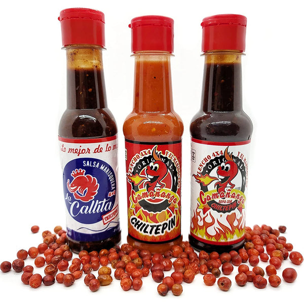( 3 pack ) La Callita, La Camananga Roja y Negra Salsa