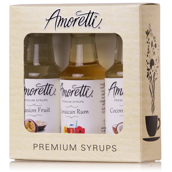 Amoretti Premium Syrups Tropical - 3 Pack (50ml)