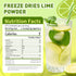 OGACRLA 1.25 lb Lime Powder Freeze-Dried Lime Juice Flavor Rich in Vitamin C | Natural Fruit Powder | No Sugar