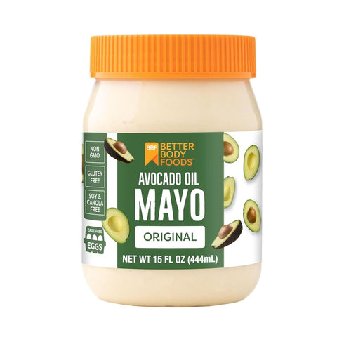 BetterBody Foods Avocado Oil Mayonnaise, Non-GMO Mayo Spread Made with Cage-Free Eggs,