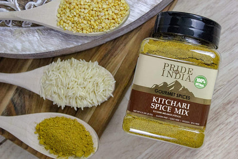PACK 6 7 oz. Pride Of India - of - Kitchari Spice Seasoning Made with Authentic Indian Spices Good for Health Cleanse