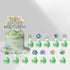 MMBDAMAI 25 Pcs Succulent Plants Cake Decorations Succulent Plants Cake Topper Cupcake Toppers Succulent Birthday Party