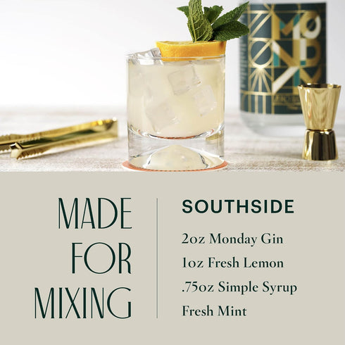0 750ml MONDAY Zero Alcohol Gin An Award Winning Non-Alcoholic Spirit with Zero Carbs, No Sugar, Calories