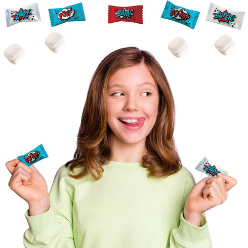 Fruidles Superhero Buttermints Candies, Fat-Free After Dinner Mints, Kosher Certified, Individually Wrapped (55 Pieces)