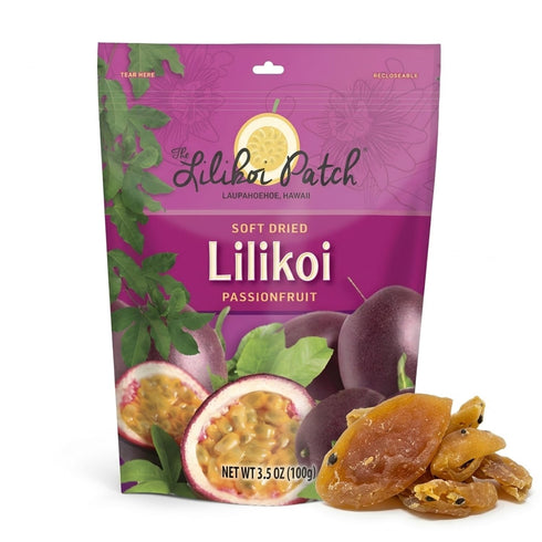 Nakihalani Farm Soft-Dried Passion Fruit 74 Calories Per Serving 3.5 oz/100g Chewy
