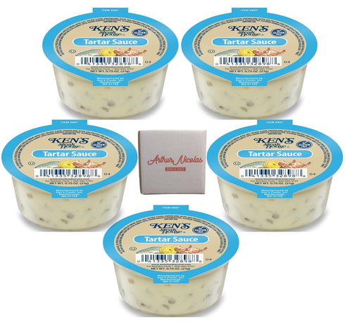Arthur Nicolas 30 Count Packs Tartar Sauce Cups | | Single Serve Portion | Seafood Dipping Sauce | Individual To Go