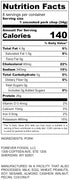 8-Count Pack 2 lbs. FOREVER FOODS Uncooked Freeze-Dried Pork Chops | | Family | Equivalent