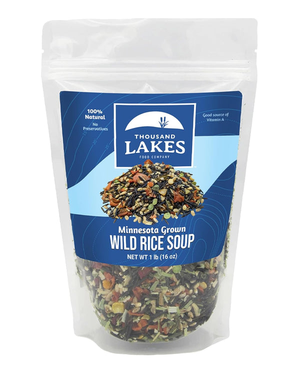 Thousand Lakes Minnesota Wild Rice Soup Mix with Vegetables - 1 pound
