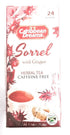 24 Caribbean Dreams Sorrel & Ginger Tea, Tea Bags, All Natural, Caffeine Free, Herbal Tea, White, (CD S&G)