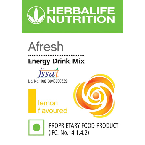 Herbalife 50 Afresh Energy Drink Mix - Gram (Lemon)