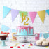 Gold Glitter Half Year Old Cake Topper - Half Year 1/2 Cake Topper for Baby Shower/Birthday Party Decorations