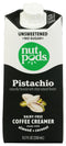 nutpods Unsweetened Pistachio Coffee Creamer, dairy-free, 11.2oz