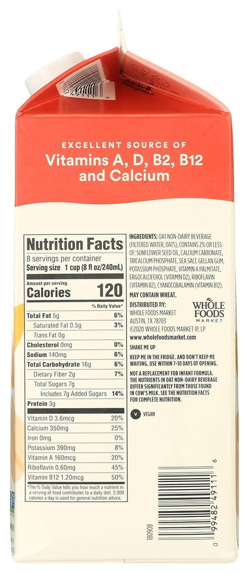 365 by Whole Foods Market 64 Original Oatmilk, FZ