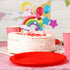 15 Pieces Rainbow Cake Decorations, Rainbow Cake Toppers for Birthday and Wedding Party Supplies