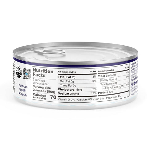 Pack 24 5oz Jego Solid Tuna in Sunflower Oil | Wild Natural Catch Tuna | Keto | Low Carb | Gluten Free | Soy Free |