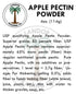Apple Pectin 4 Ounces (USP Qualified) - 114 Grams