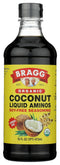 Bragg Organic Coconut Aminos 16oz, Soy-Free Alternative, Gluten-Free, Dark & Rich Flavor