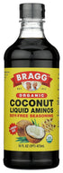 Bragg Organic Coconut Aminos 16oz, Soy-Free Alternative, Gluten-Free, Dark & Rich Flavor