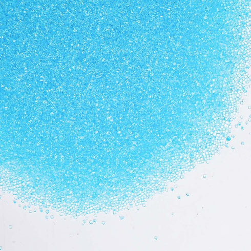 KASVAN 85g/3.2oz Blue Sanding Sugar Sprinkles - Edible Sugar Crystals, Baking Cake Decorations, Ice Cream Toppings