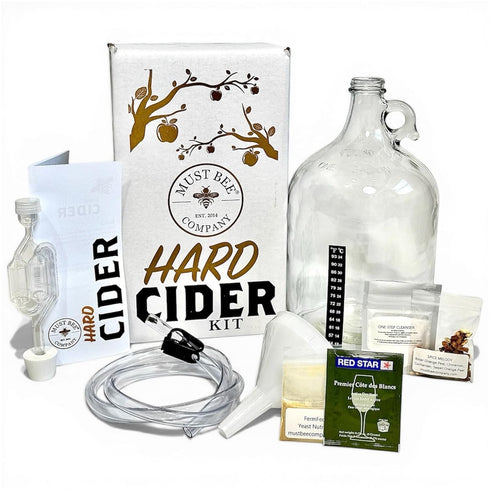 Must Bee Company Hard Cider Making Kit - 1 Gallon Homebrew Set