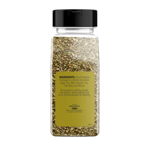Unpretentious Oregano Leaf Flakes, Rich Flavor, Convenient Shaker Bottle, 2.08 Ounce