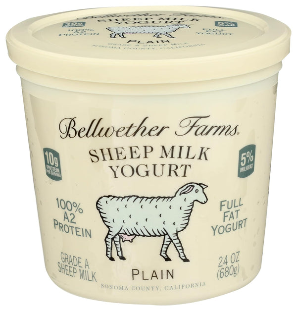 Bellwether Farms Plain Sheep Yogurt, 24 OZ