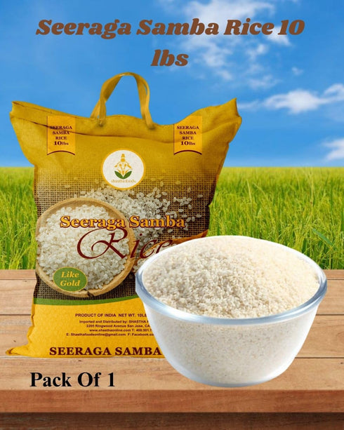 10 Lbs (Pack 1) SEERAGA SAMBA RICE
