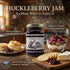 Bounty Foods 2 Pack 9 oz Huckleberry Jam of Jar - Montana Wild Grown Berries for Breakfast, Desserts, Toppings, Pie