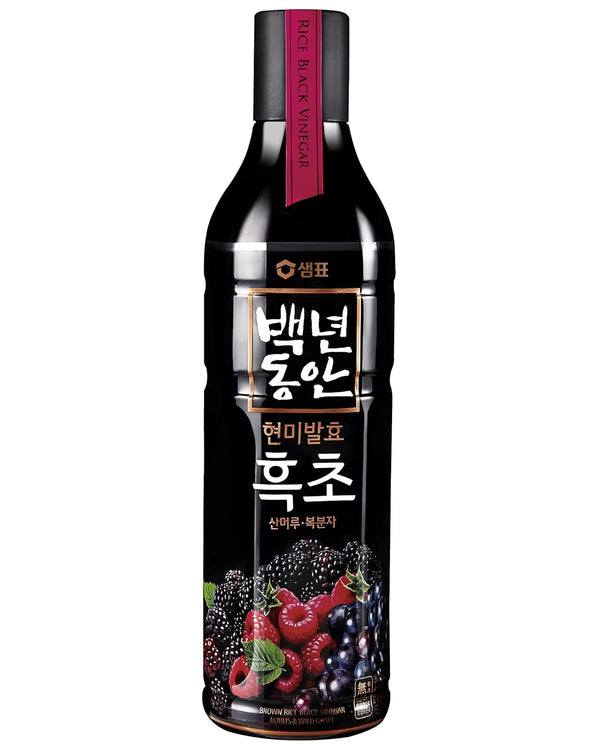 SEMPIO Black Rice Vinegar Drink Rubus & Wild Grape Fermented Brown Rice,