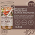 6.3 oz, ARTIGIANI DEI SAPORI - Bruschetta Spread with Olives & Anchovies, Premium Italian Appetizer, Bruschetta Topping