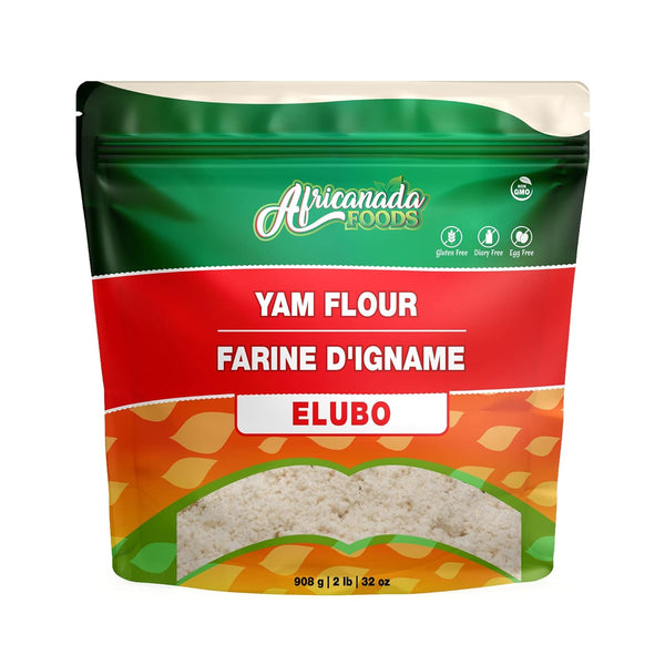 Africanada Foods All Natural Yam Flour | Elubo | Amala | 908g | 2