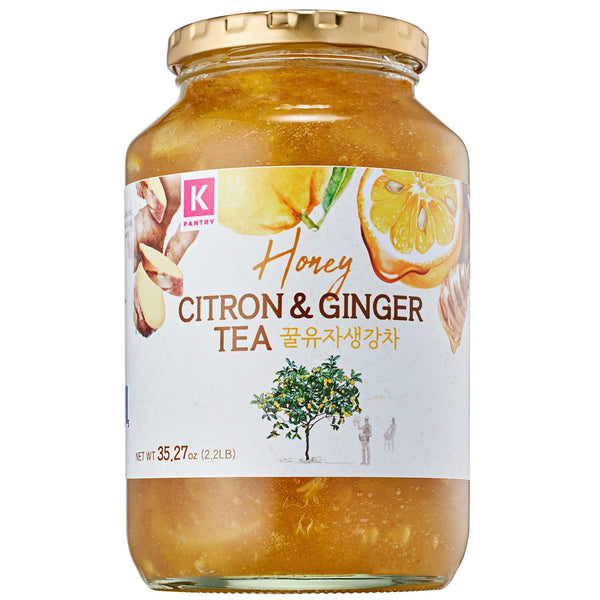 KPANTRY Korean Yuja Tea (Honey Citron & Ginger) Yuzu Marmalade Concentrate with Real