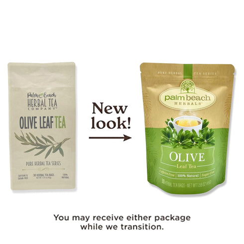 30ct Palm Beach Medicinal Herbs - Olive Leaf Tea - Pure Herbal Tea Series
