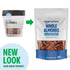 16 Oz Packaging Amazon Grocery, Whole Almonds, Roasted & Salted, (Previously Happy Belly, May Vary)