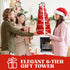 6 Christmas Gift Baskets - Tier Indulgence Nuts Gift Basket Tower with Filled With Snacks & Nuts - Gourmet Food