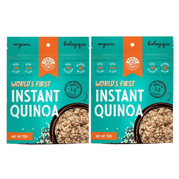 Nomad Nutrition INSTANT Quinoa | High Fibre, Iron & Potassium | Organic,