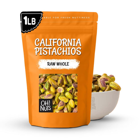 Oh! Nuts Pistachios No Shell - Raw - 100% Natural - 1