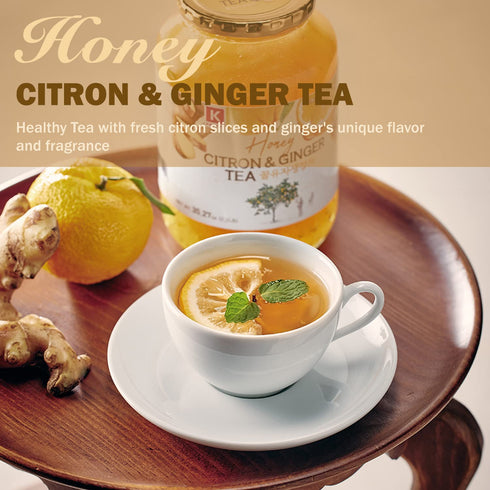 KPANTRY 35.27 oz 2 (70.5 oz Korean Yuja Tea (Honey Citron & Ginger) - Yuzu Marmalade Concentrate with Real Citrus