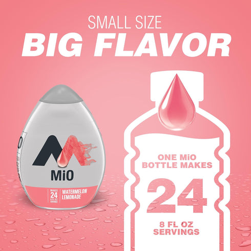 1.62 oz mio Watermelon Lemonade Flavored with other natural flavor Liquid Water Enhancer, fl Bottle