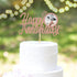 Sumerk Rose Gold Glitter Happy Anniversary Cake Topper, 13PCS Cake Decorations Set for Celebration Party