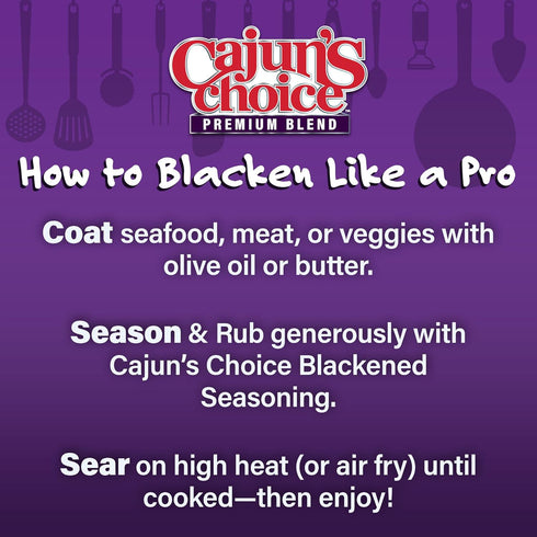 2.75 OZ (Pack 12) Cajun Choice Blackened Seasoning