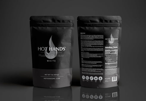 Hot Hands Modeling Chocolate Modeling Chocolate, Premium Gourmet Modeling Chocolate for cakes in WHITE 1 Pound