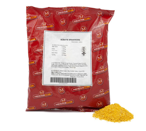 Sosatie Braaiwors Sausage Seasoning, 500 g 1 lb