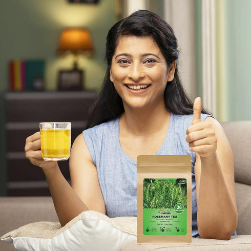 36 1.5g/bag FullChea - Rosemary Tea Bags, Teabags, - Premium Dried Rosemary Leaves - Cultivated From Egypt - Non-GMO