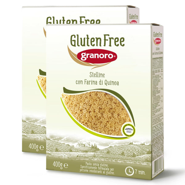 Granoro Gluten Free Stelline Star Pasta No.478, Italian Pastina Small Star Soup
