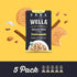 Packets, (5 Count, 1.6 oz. Packets) Wella Cereal Oatmeal Alternative, Gluten-Free Breakfast Hot Cereal, Grain-Free