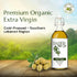 33.8 OZ Daher Olive Oil - FL - Premium Organic Extra Virgin - Cold Pressed - Southern Lebanon Region - Low acidity