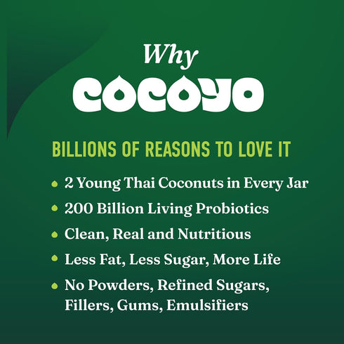8 oz COCOYO Living Coconut Yogurt - - Peach Nectarine Probiotic Yogurt for Gut Health - Plant-based, Vegan