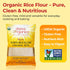 2 lb (908g) Darsa Organics White Rice Flour - Premium Organic, USDA Certified, Non-GMO, Gluten-Free Rice Flour Powder