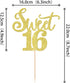 Rsstarxi 1 Pack 16th 16 16 16 16th Sweet Birthday Cake Topper Cheers to Years Sweet Cake Decorations Sixteen Hello